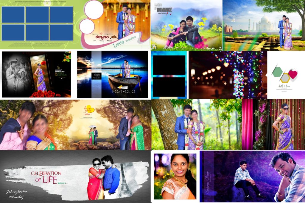 Pack=10 #Wedding And pre Wedding Colorful Creative Album 12×36 Psd ...